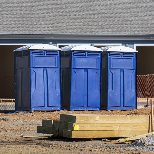 are there any restrictions on where i can place the porta potties during my rental period in Rexmont